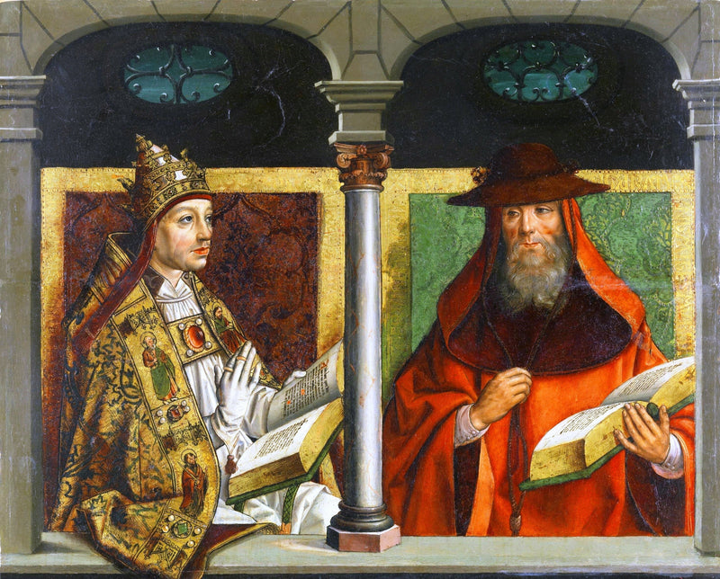 San Gregorio Magno y San Jerónimo - Pedro Berruguete