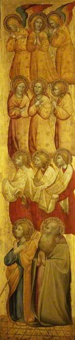 San Jacobo y (?) San Andrés con ángeles - Olivuccio di Ciccarello