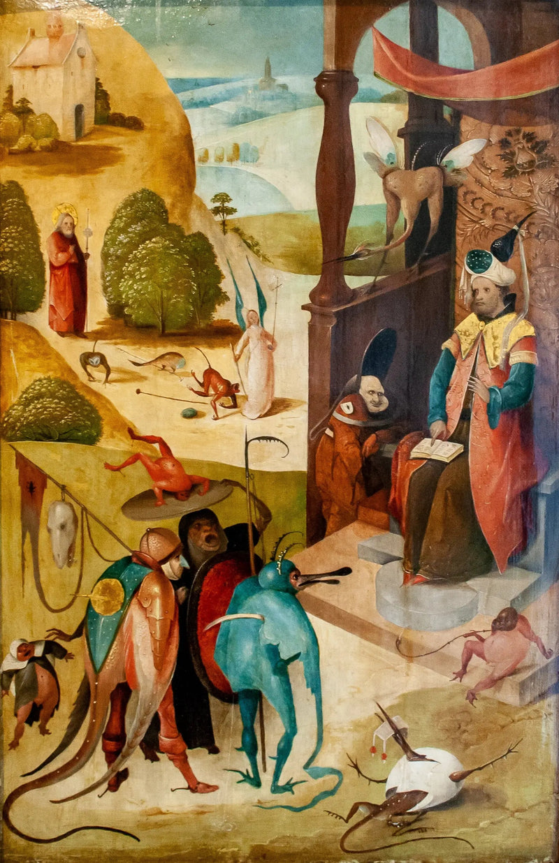 San Jacobo el Mayor y el mago Hermógenes - Hieronymus Bosch