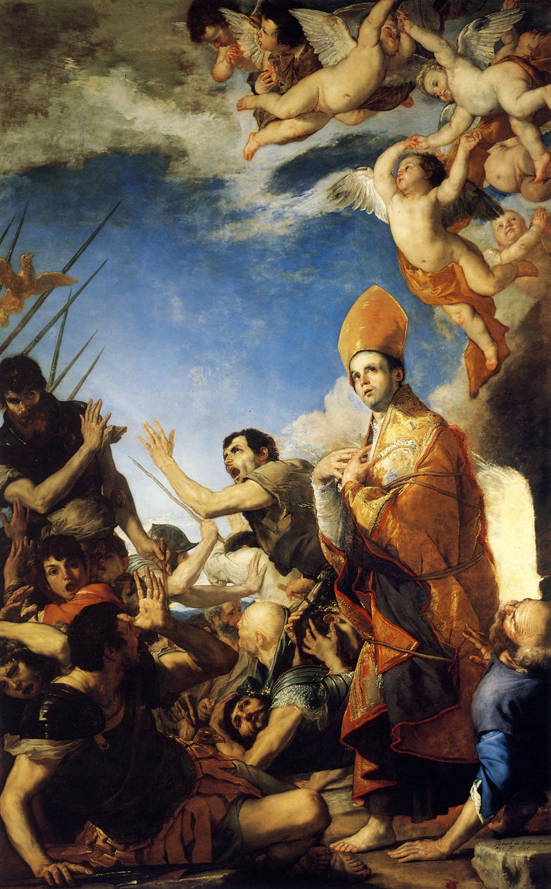 San Juan Bautista saliendo de la indemnización de la hoguera - Jusepe de Ribera