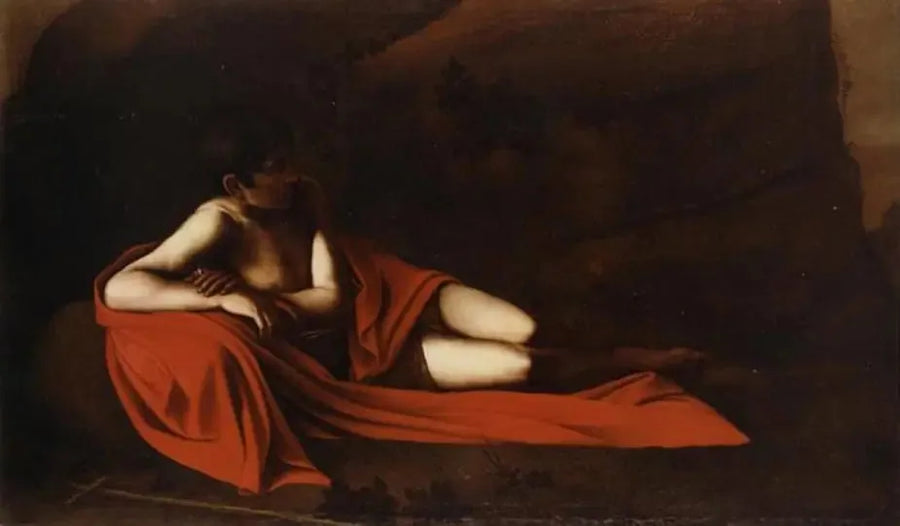 San Juan Bautista reclinado - Caravaggio