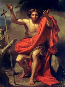 San Juan Bautista en el desierto - Anton Raphael Mengs