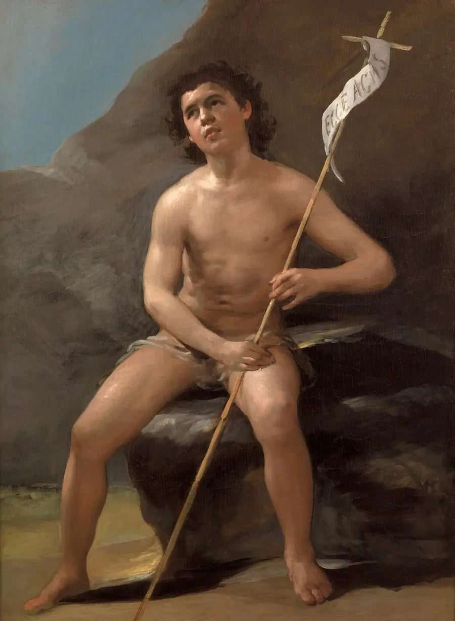 San Juan Bautista en el desierto - Francisco de Goya