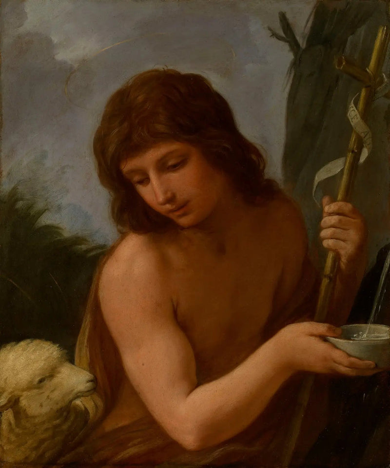 San Juan Bautista en el desierto - Guido Reni