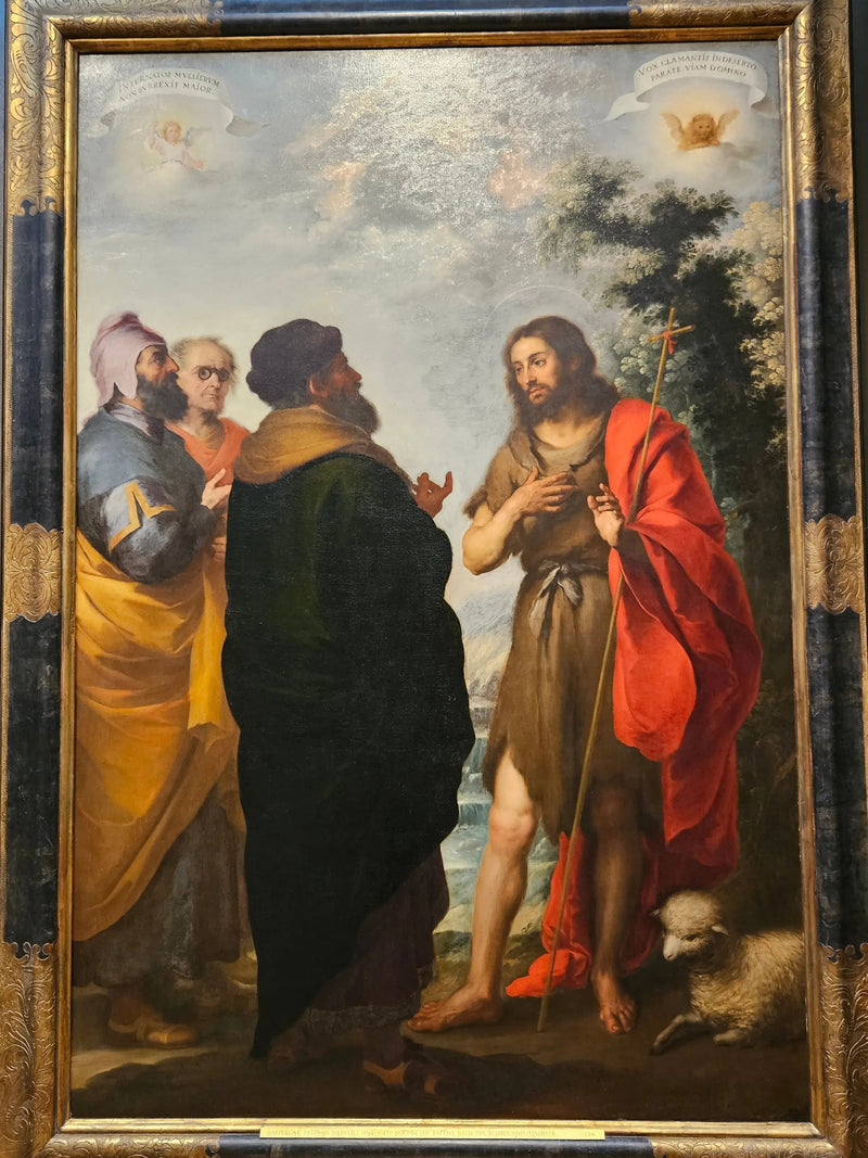 San Juan Bautista con los escribas y los fariseos - Bartolomé Esteban Murillo