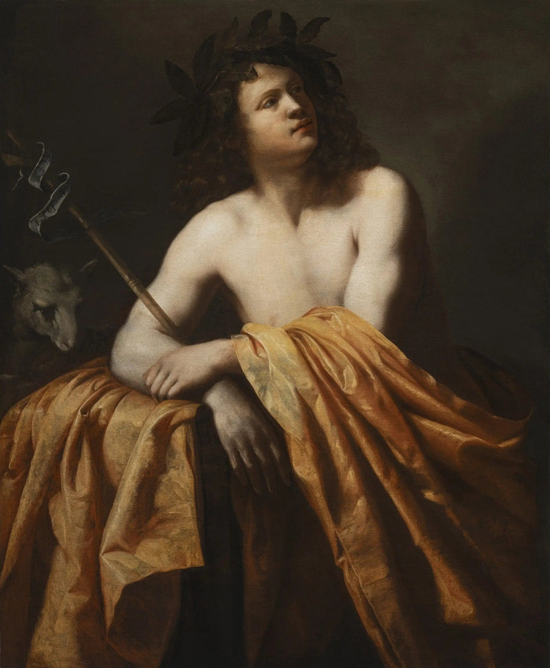 San Juan Bautista en el desierto - Artemisia Gentileschi