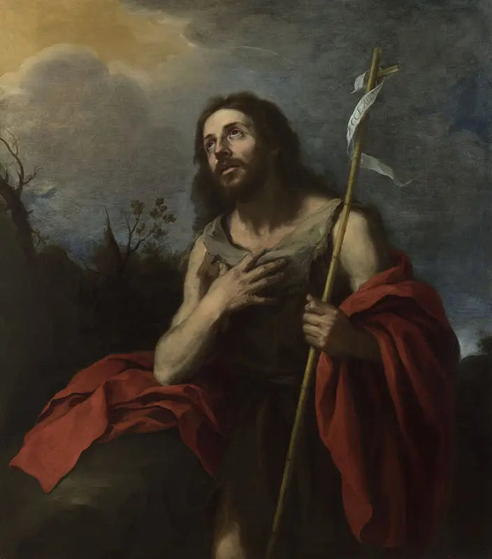 San Juan Bautista en el desierto - Bartolomé Esteban Murillo