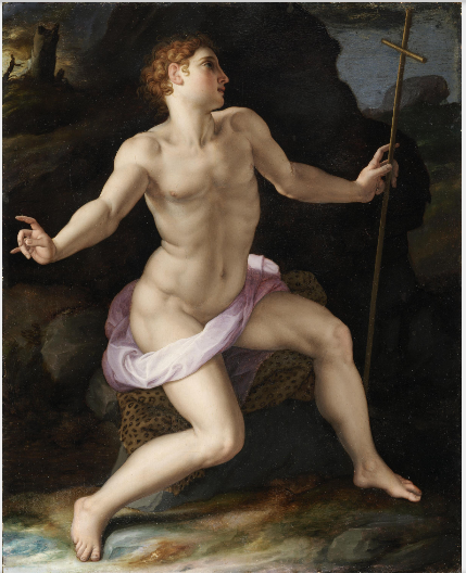 San Juan Bautista en el desierto - Bronzino