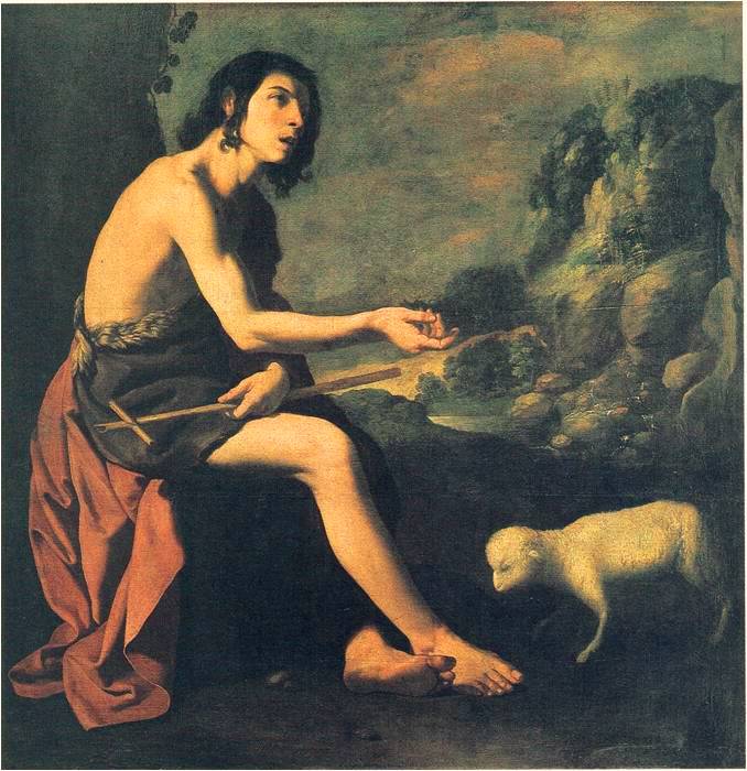 San Juan Bautista en el desierto - Francisco de Zurbarán