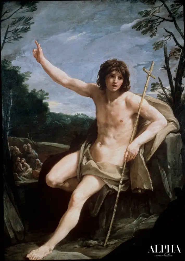 Saint Jean-Baptiste dans le désert - Guido Reni Reproductions de tableaux à la peinture à l’huile