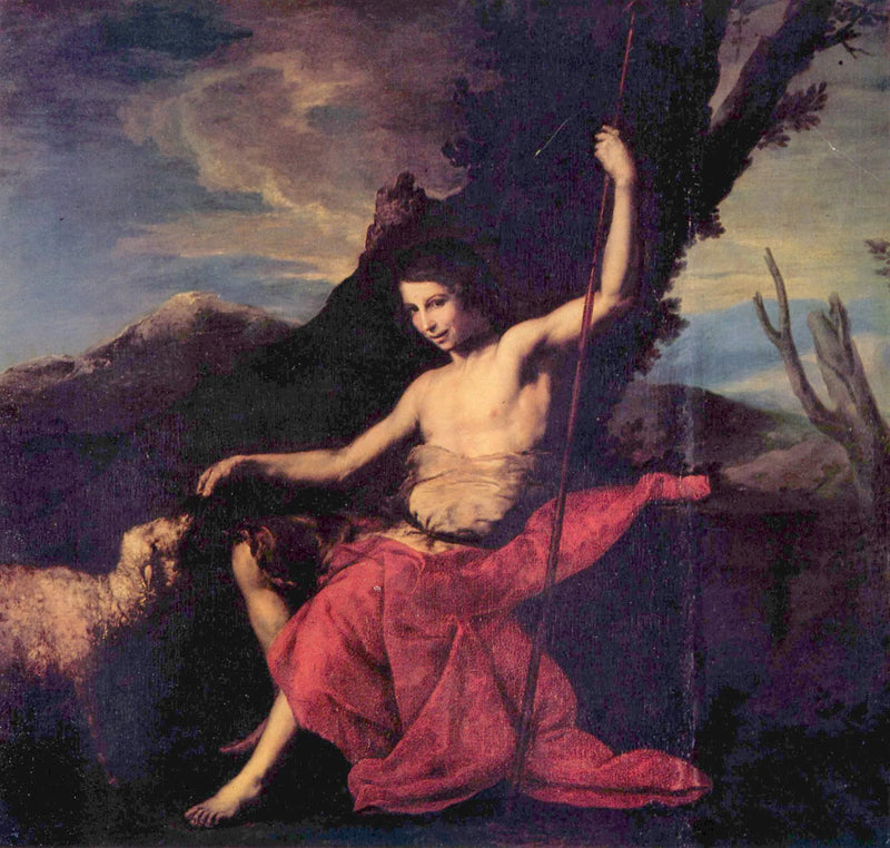 San Juan Bautista en el desierto - Jusepe de Ribera