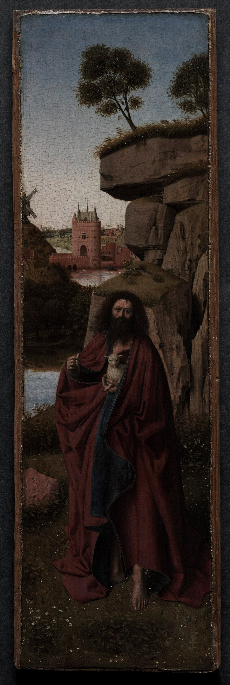 Saint Jean-Baptiste dans un paysage - Petrus Christus - Alpha Reproduction