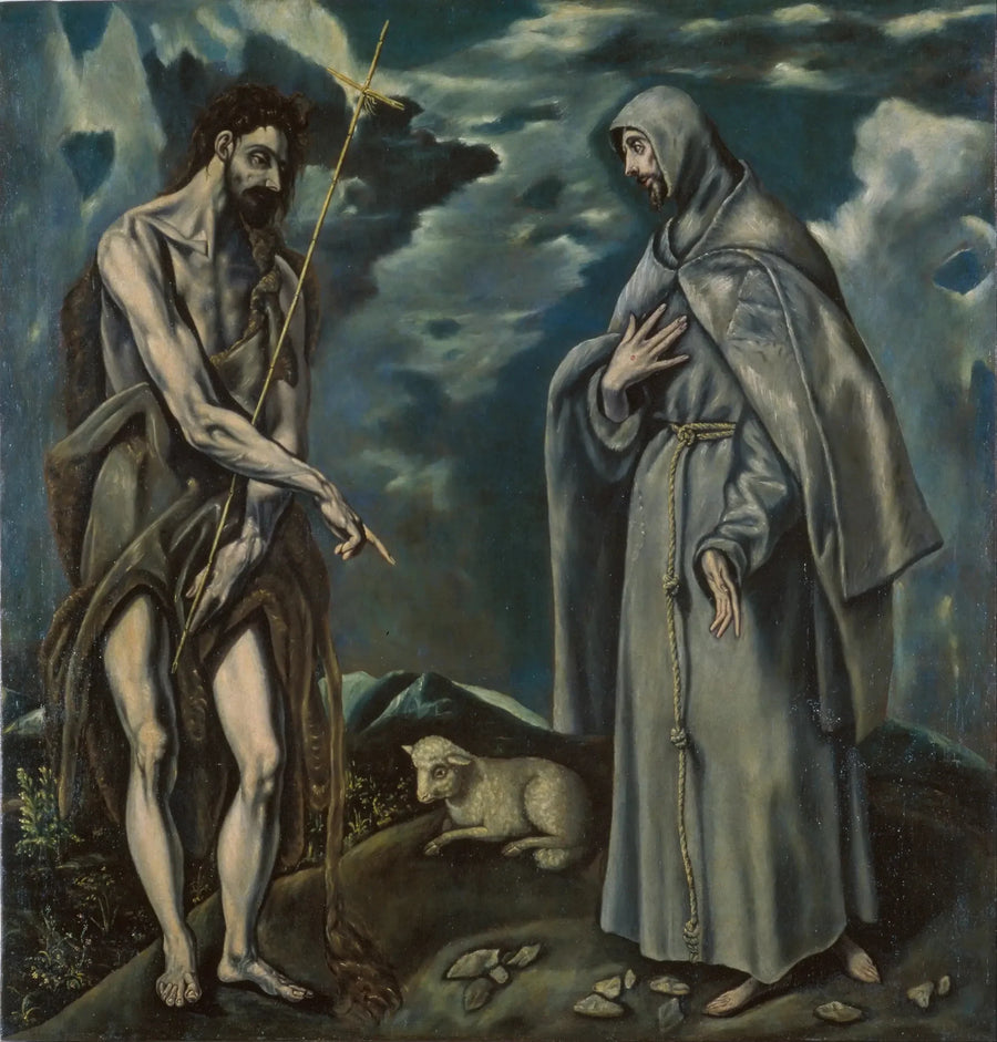 San Juan Bautista y San Francisco de Asís - El Greco