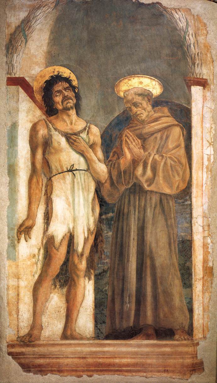 san Juan Bautista y san Francisco - Domenico Veneziano