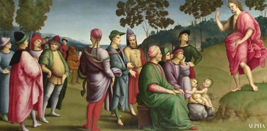 Saint Jean Baptiste prêchant - Raphaël (peintre) - Reproductions de tableaux et peintures haut de gamme