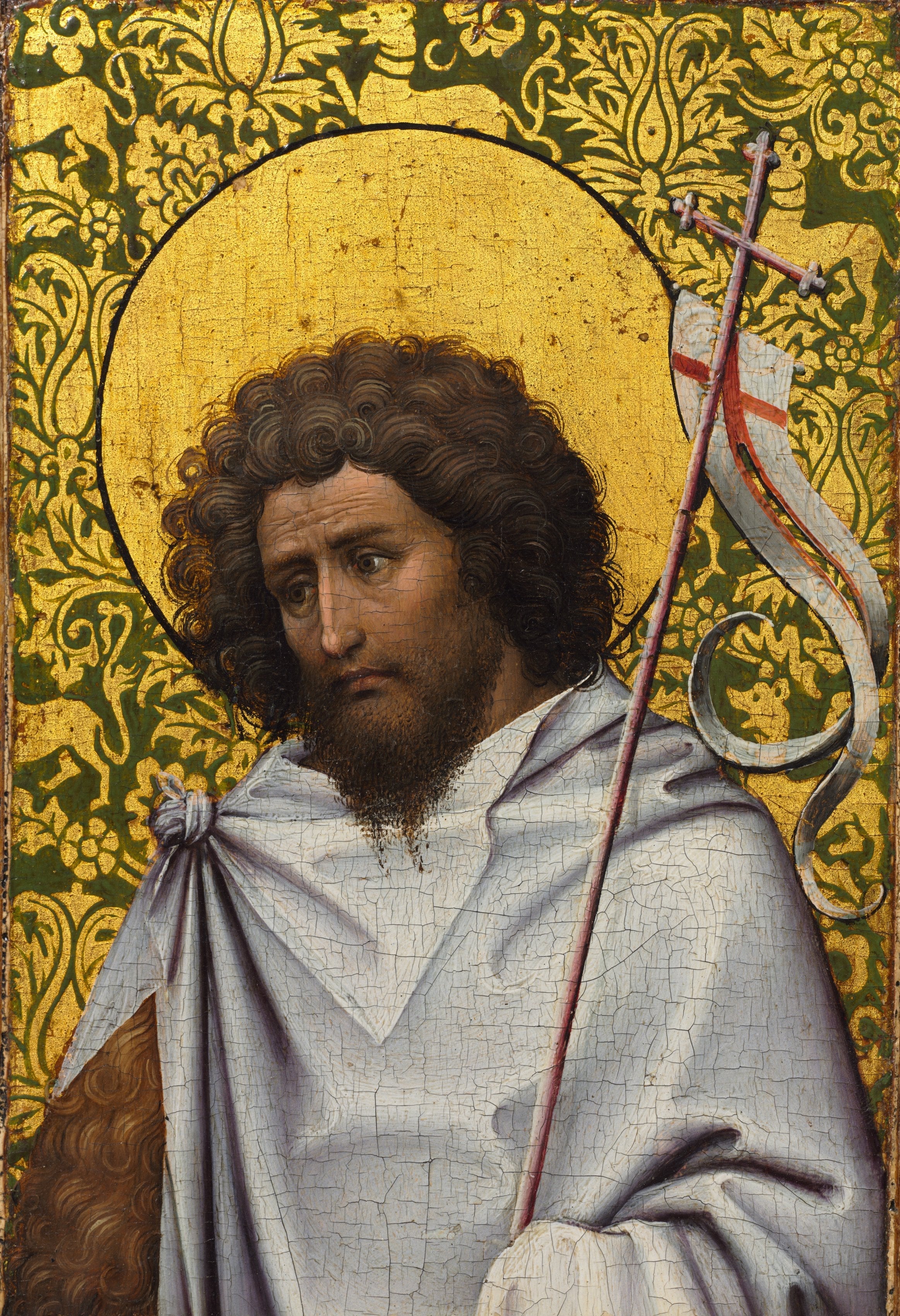 Saint Jean-Baptiste - Robert Campin image 1 copie de tableau peinte à la main