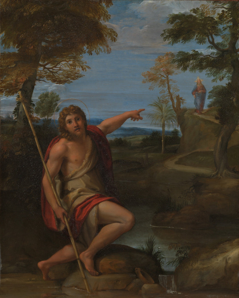 San Juan Bautista Testificando - Annibale Carracci
