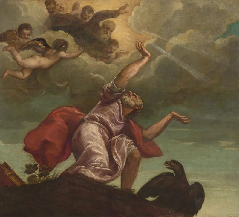 San Juan Evangelista en Patmos - Titian