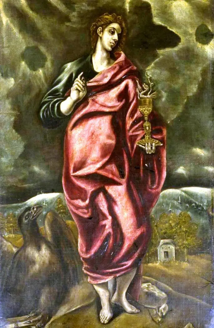 San Juan Evangelista de pie - El Greco