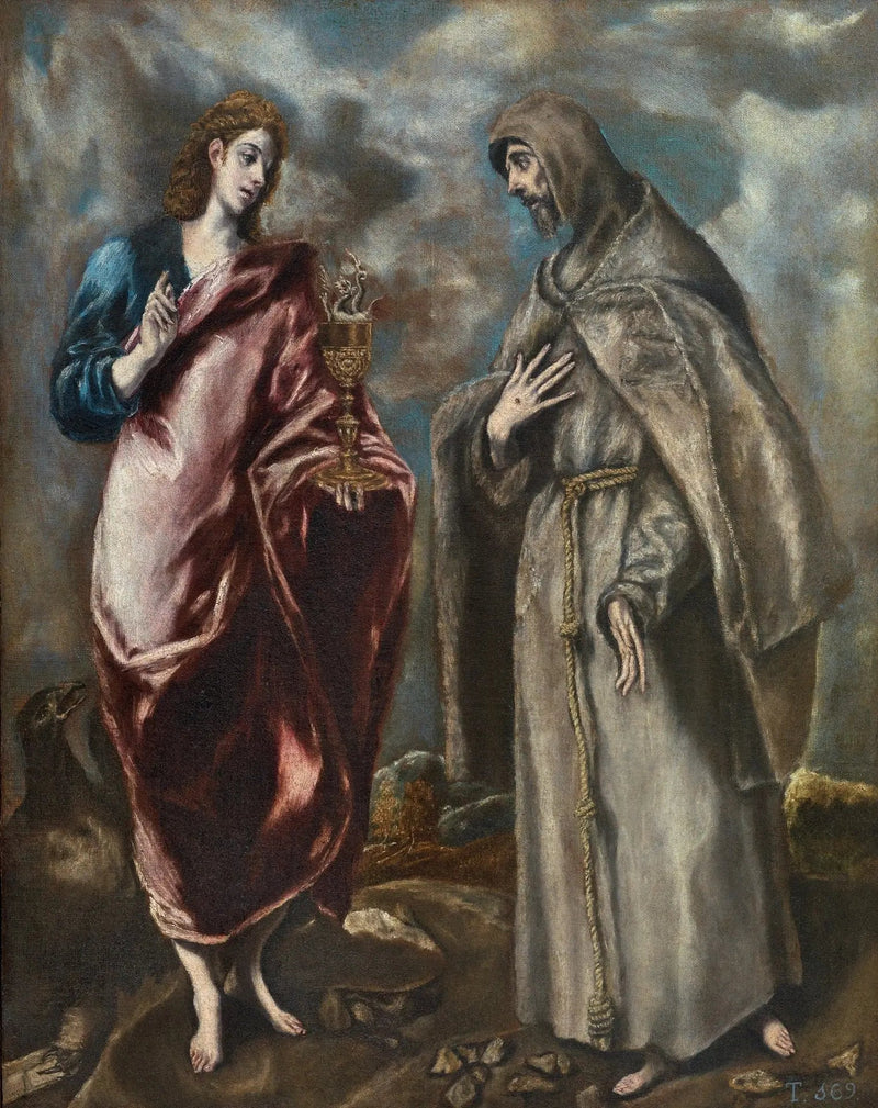 San Juan Evangelista y San Francisco de Asís - El Greco