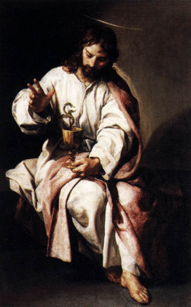San Juan Evangelista y la copa envenenada - Alonso Cano