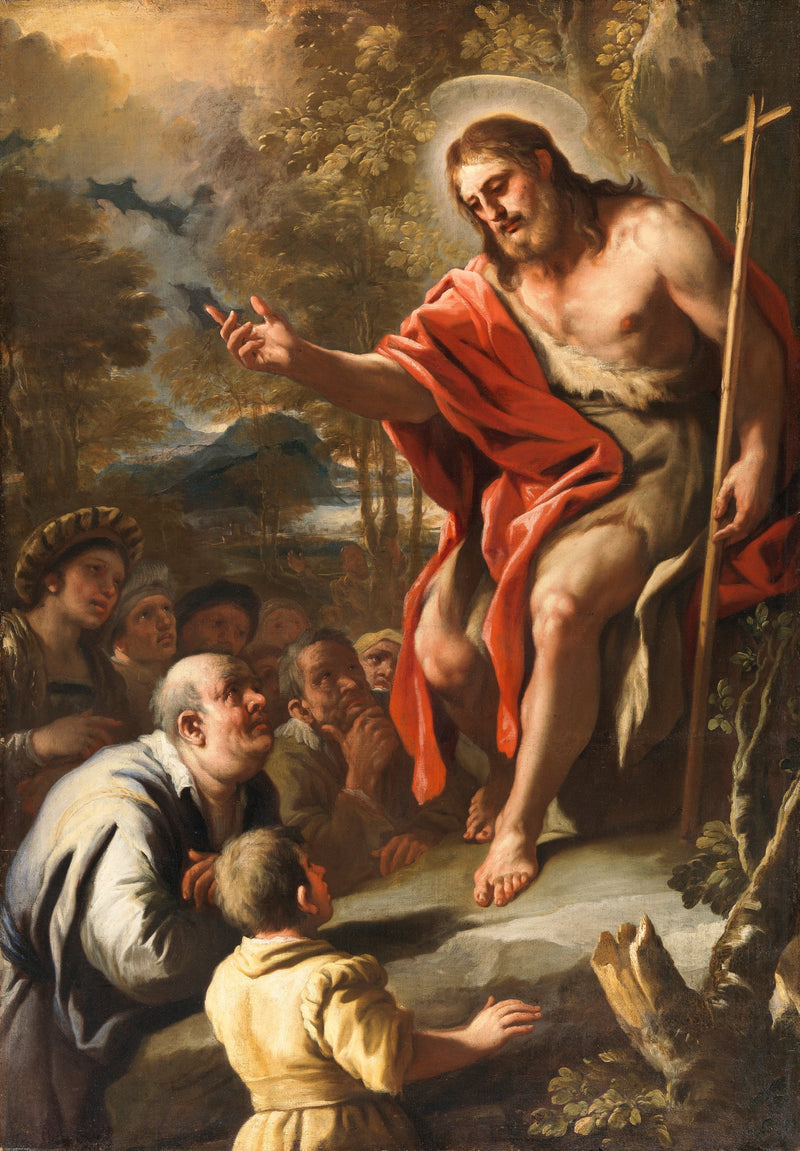 San Juan predicando en el desierto - Luca Giordano