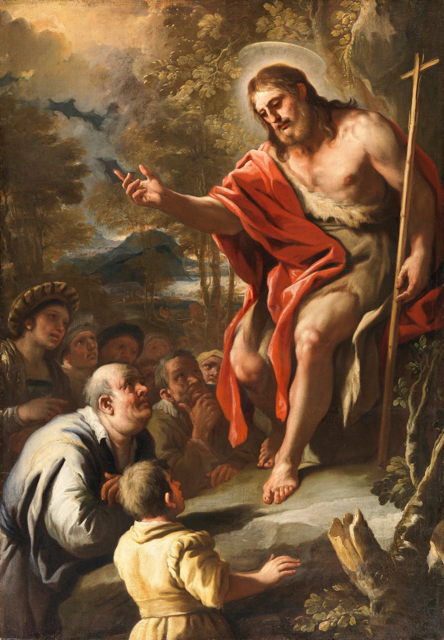 San Juan predicando en el desierto - Luca Giordano