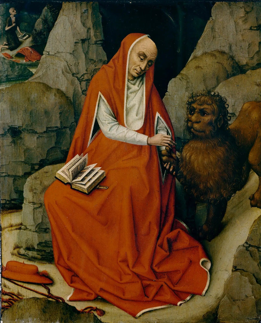 San Jerónimo en el desierto - Rogier van der Weyden