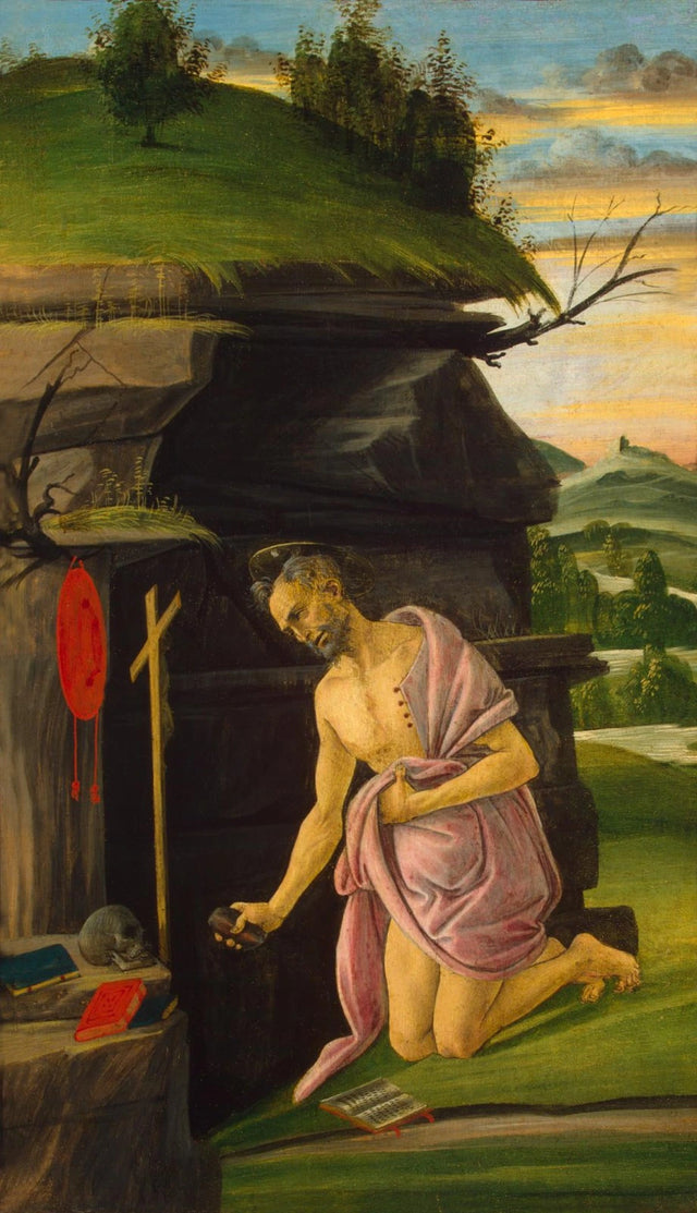 San Jerónimo penitente, hacia 1498-1505 - Sandro Botticelli