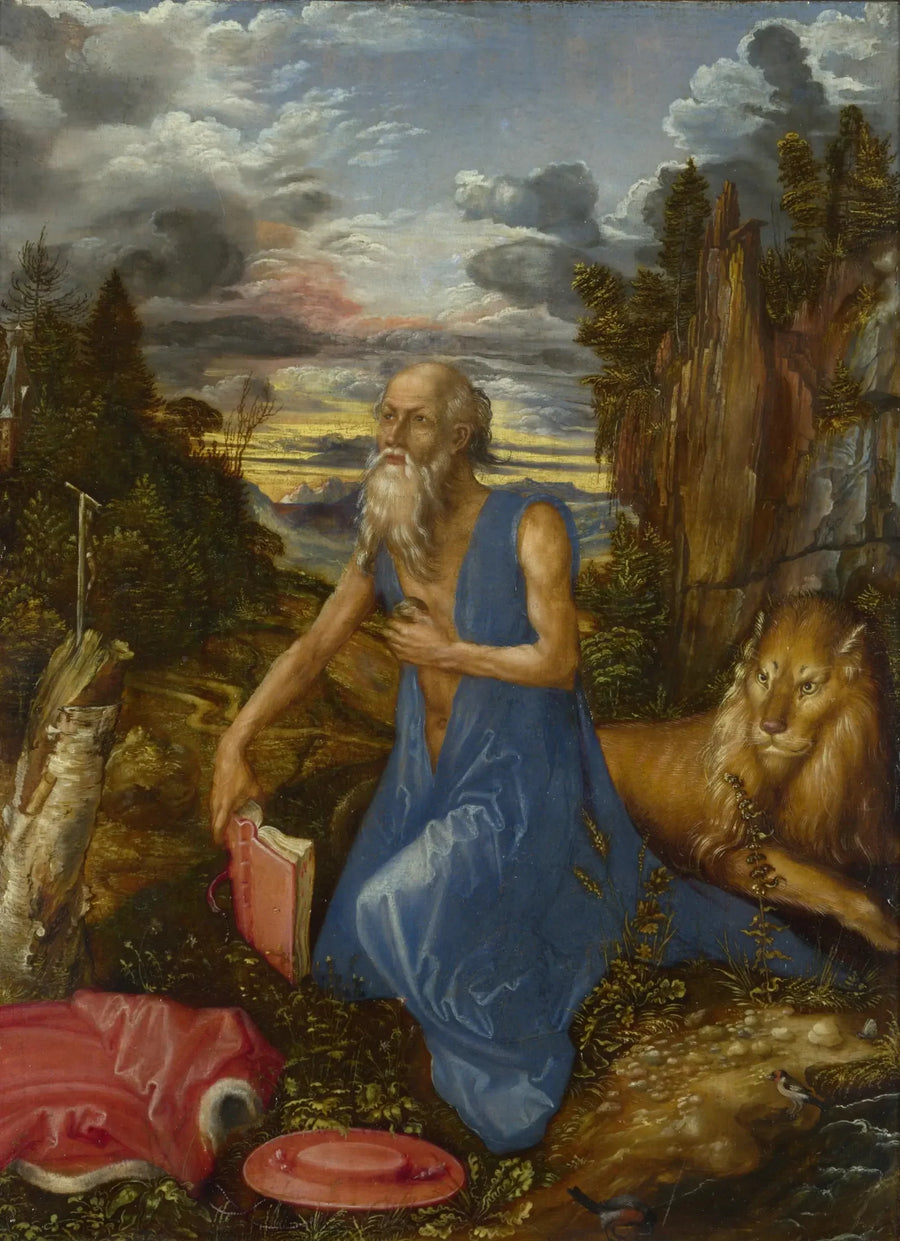 San Jerónimo en el desierto - Albrecht Dürer