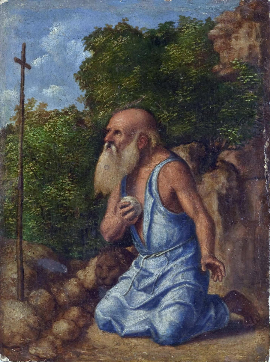 San Jerónimo en el desierto - Cima da Conegliano