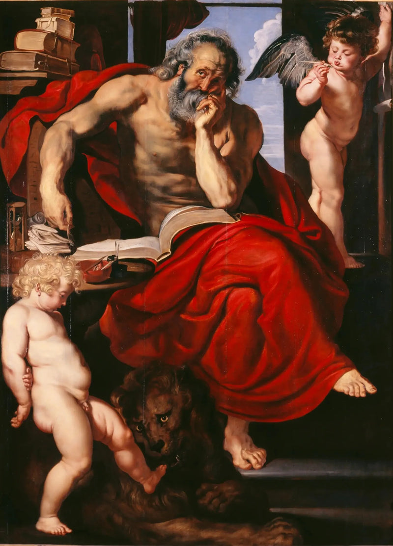 San Jerónimo en su estudio - Peter Paul Rubens