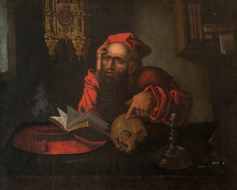 San Jerónimo en su estudio - Joos van Cleve