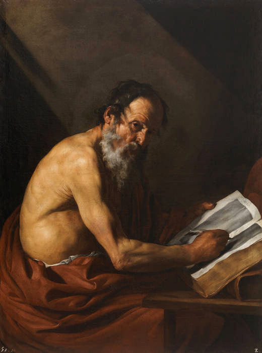 San Jerónimo escribiendo - Jusepe de Ribera