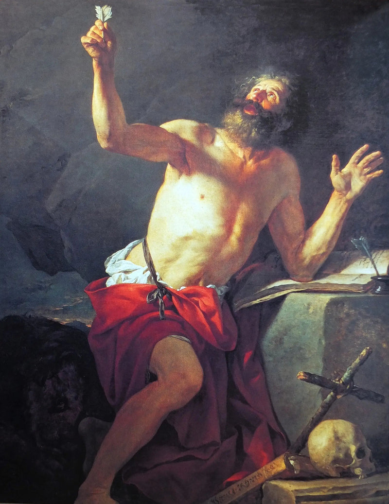 San Jerónimo oyendo la trompeta del Juicio Final - Jacques-Louis David