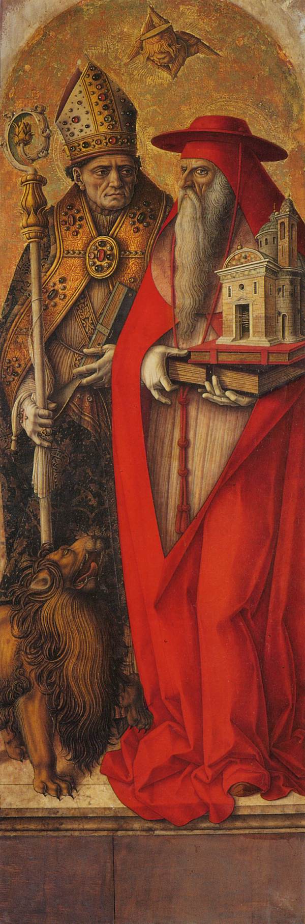 San Jerónimo y San Agustín - Carlo Crivelli