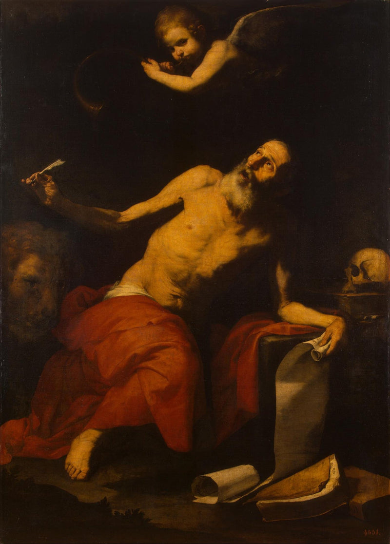 San Jerónimo y el ángel - Jusepe de Ribera