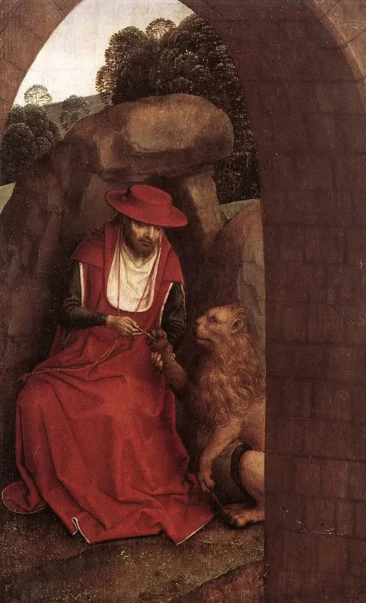 San Jerónimo y el León - Hans Memling