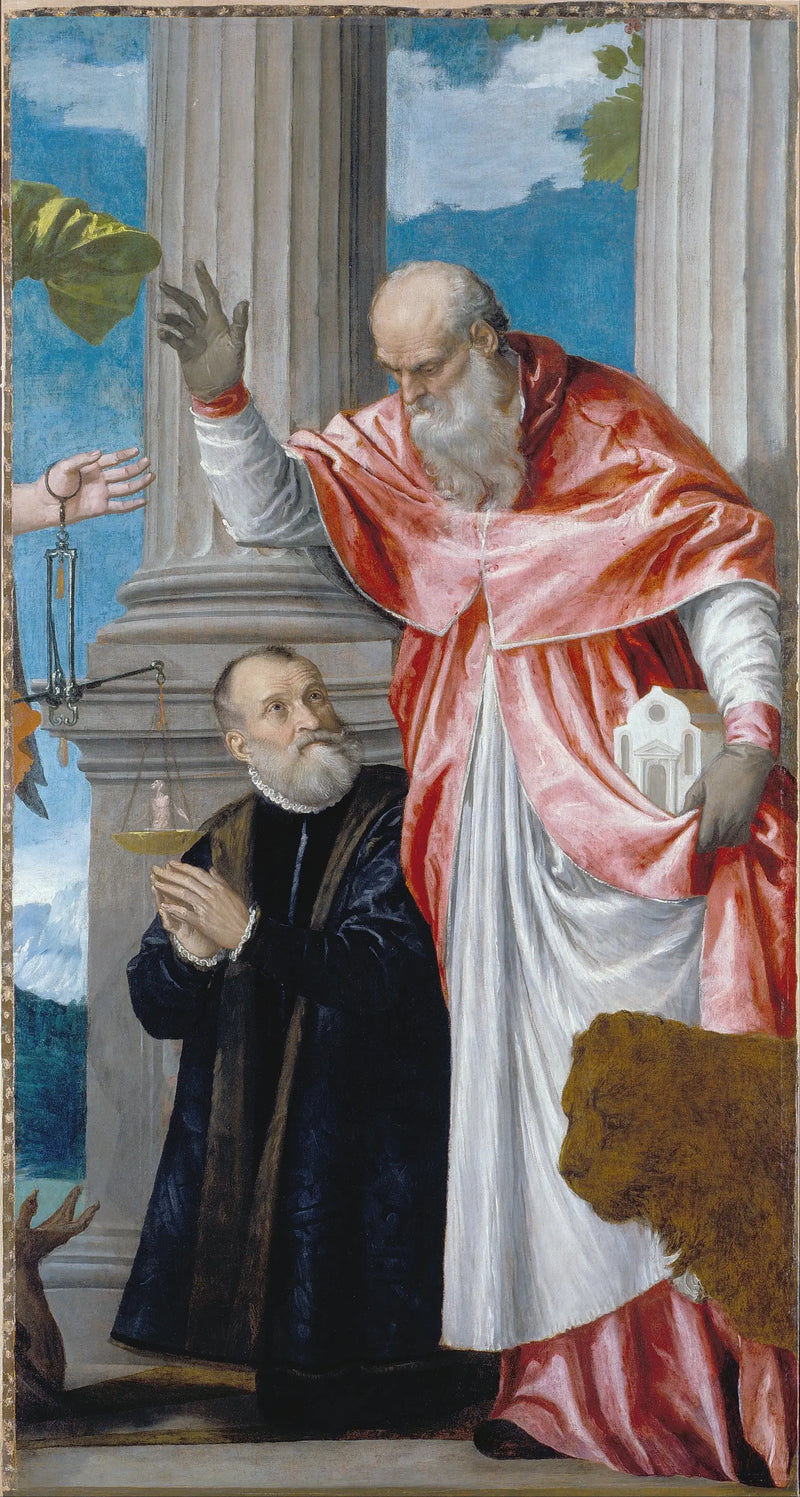San Jerónimo y un donante - Paolo Veronese
