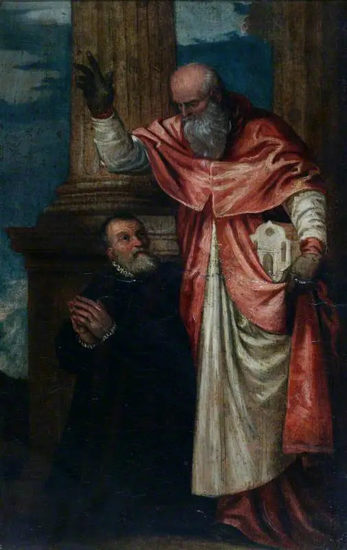 San Jerónimo y un donante - Paolo Veronese