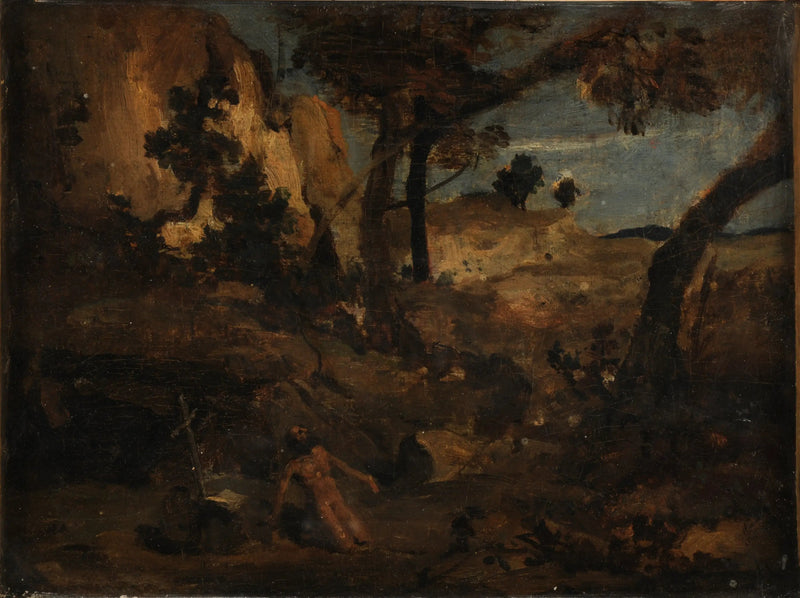 San Jerónimo - Jean-Baptiste Camille Corot