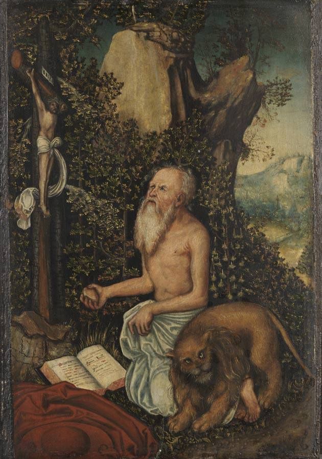 San Jerónimo - Lucas Cranach el Viejo