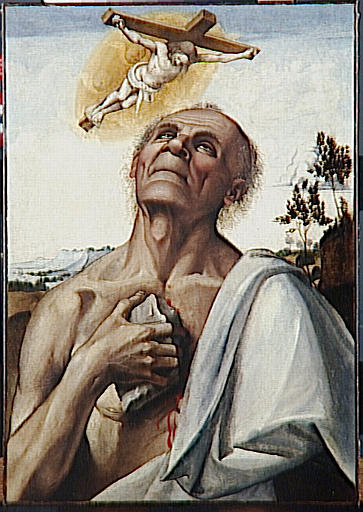 San Jerónimo penitente en éxtasis - Luca Signorelli