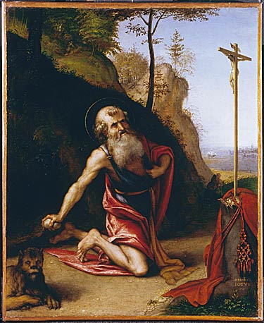 San Jerónimo penitente - Lorenzo Lotto