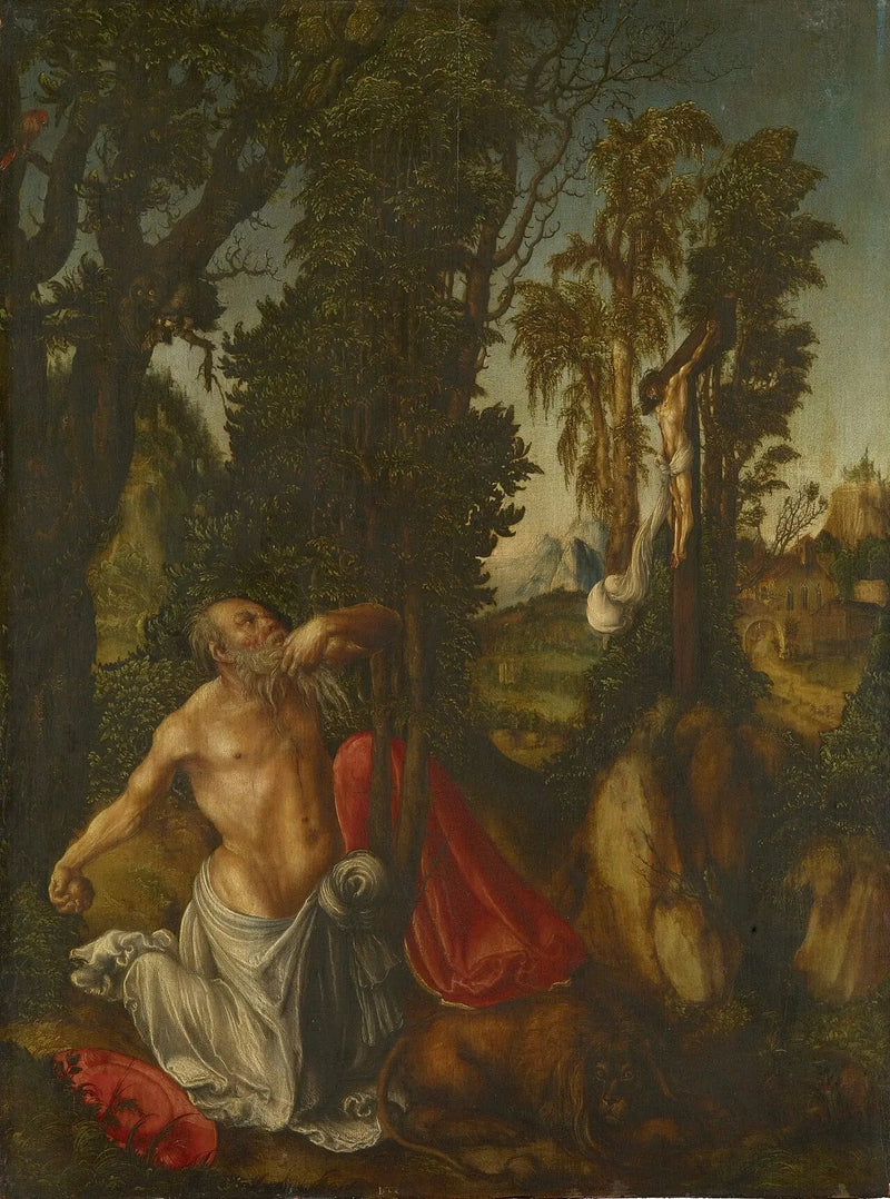 San Jerónimo penitente - Lucas Cranach el Viejo