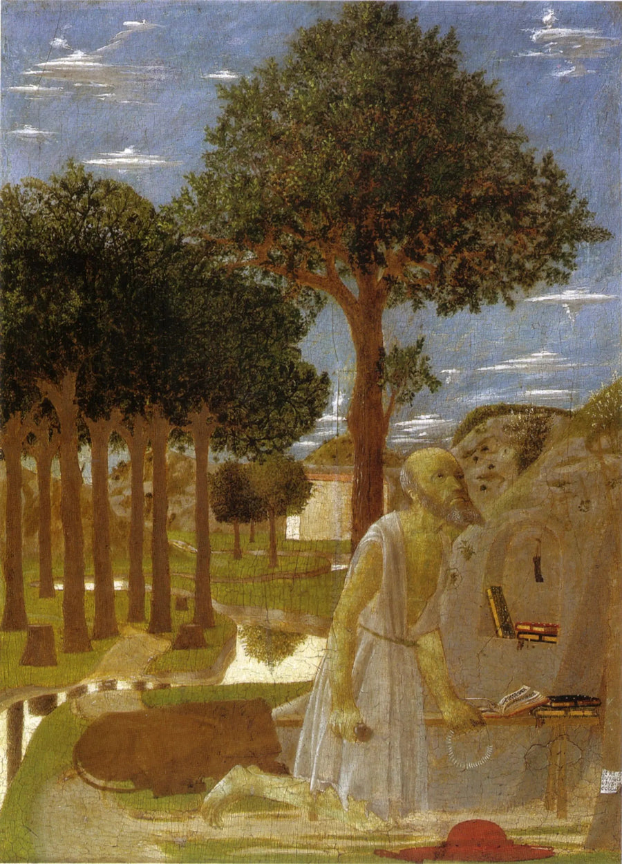 San Jerónimo penitente - Piero della Francesca