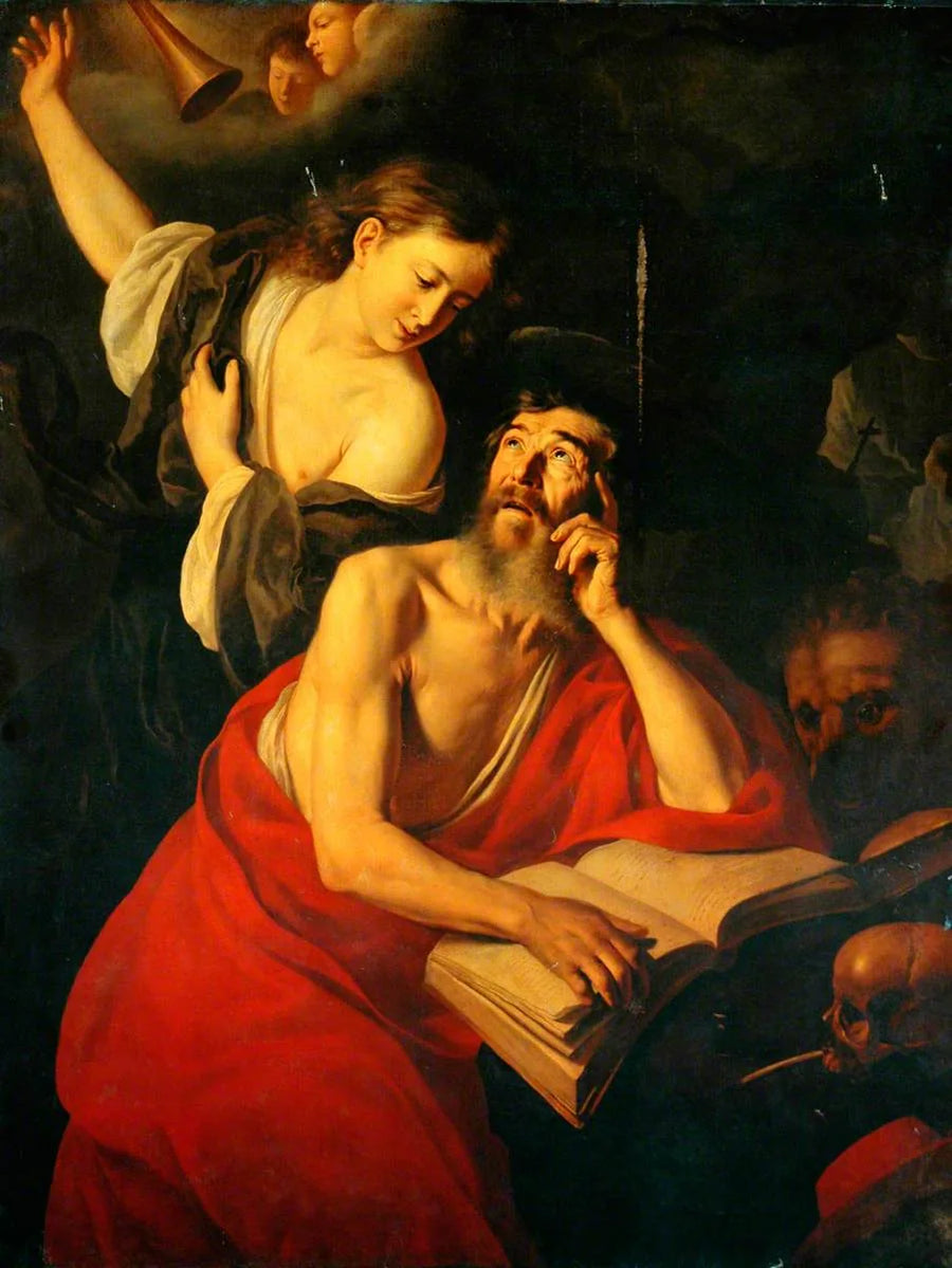 San Jerónimo visitado por los ángeles - Jusepe de Ribera