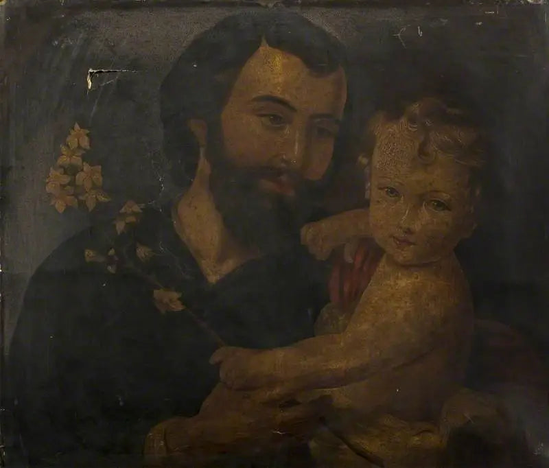 San José y el Niño Jesús - Bartolomé Esteban Murillo