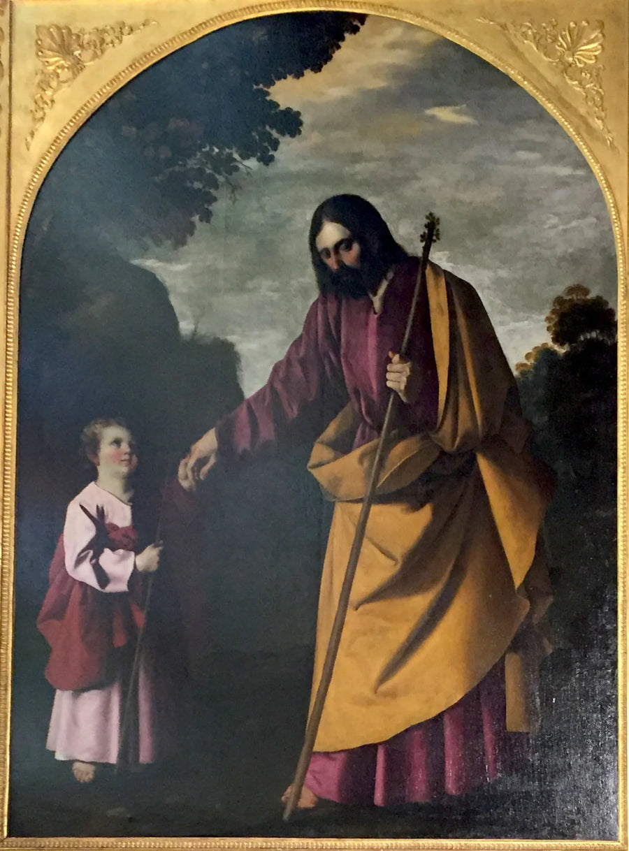 San José y el Niño Jesús - Francisco de Zurbarán