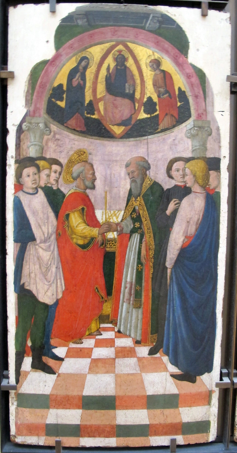 San José y los pretendientes - Giovanni Francesco da Rimini